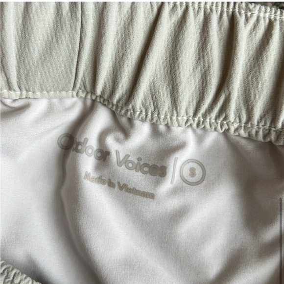 Outdoor Voices Rectrek Zip Off Pant Bone size Small - Picture 3 of 6